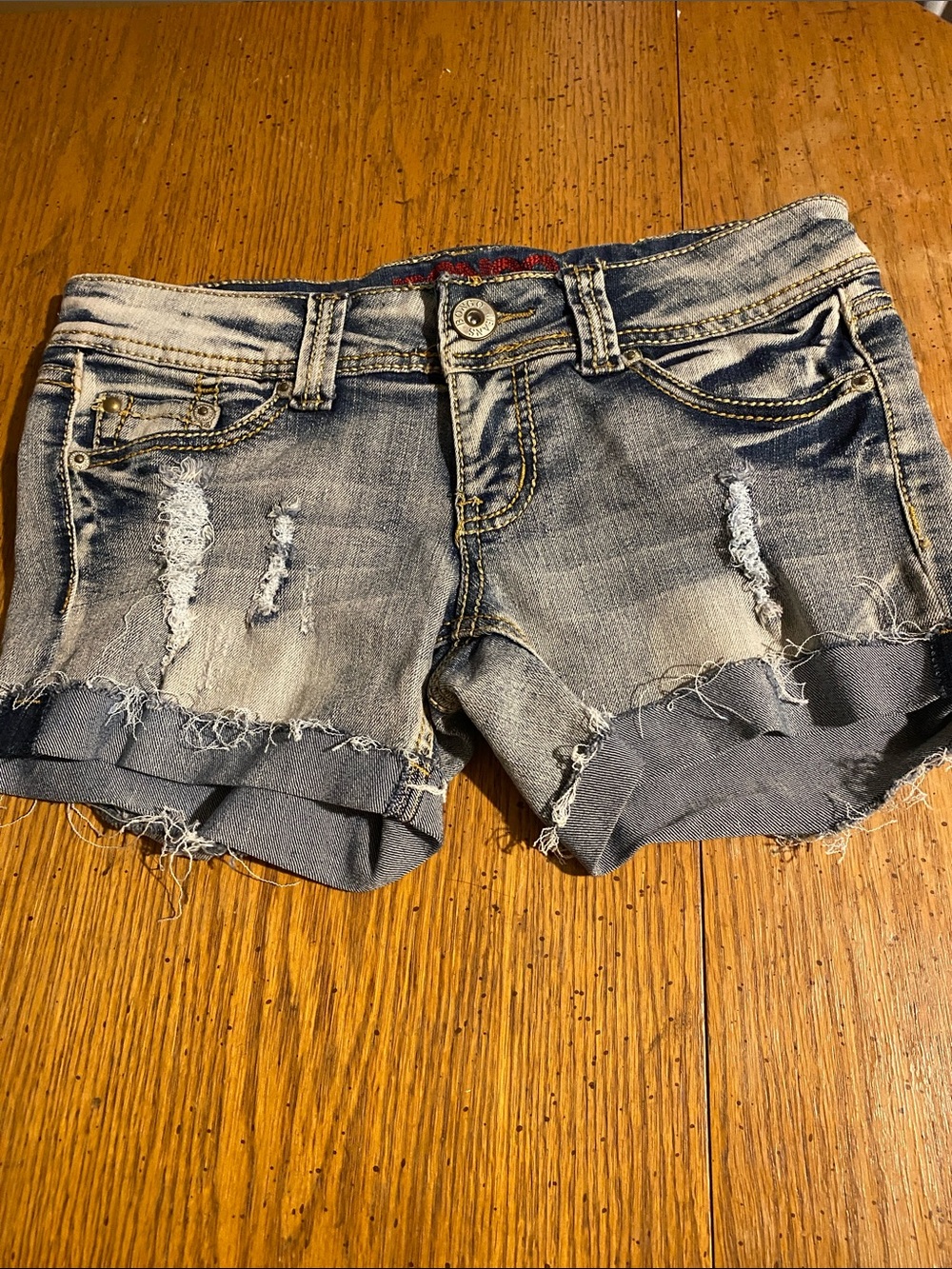 Bongo Distressed Jean Shorts